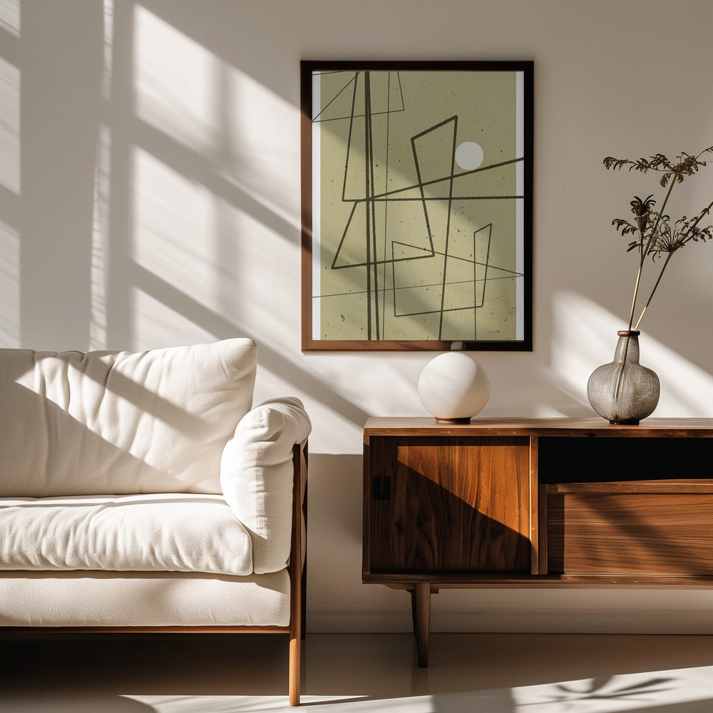 Angular Lines no 9 Poster